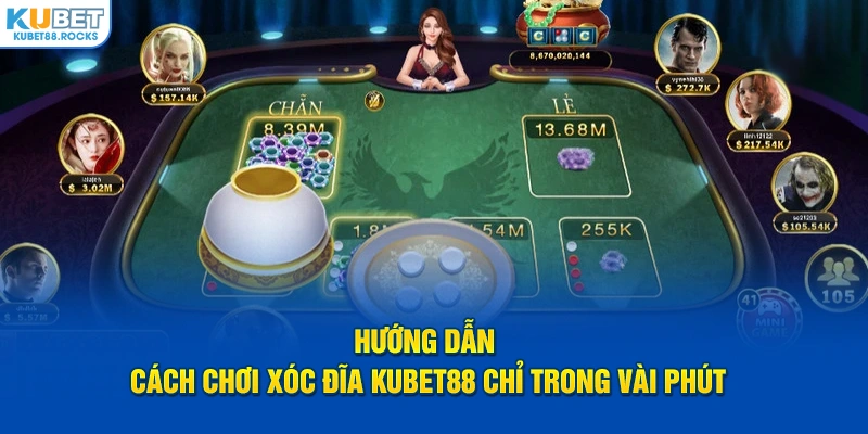 Cách chơi xóc đĩa KUBET88 