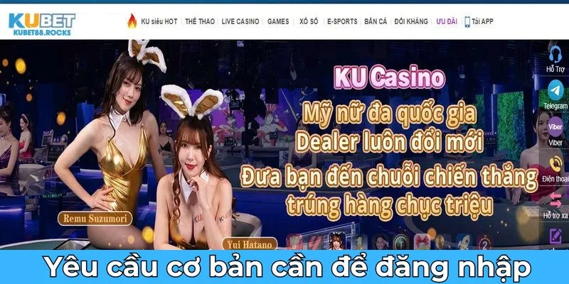 Người dùng cần đáp ứng một số yêu cầu cơ bản